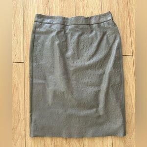 Max Mara Leather Pencil Skirt